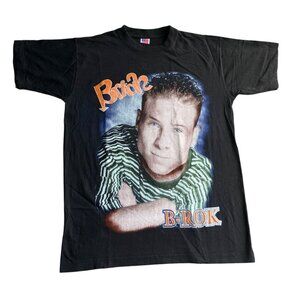 Vintage Backstreet Boys B-Rok Brian  T-Shirt Black Short Sleeve USA